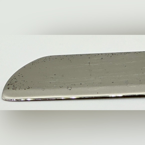 Vintage Silver Cake Knife, Wedding, Stainless, Size: 14" - Picture 6 of 7